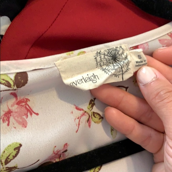 Floral Cinched Blouse - Picture 2 of 2